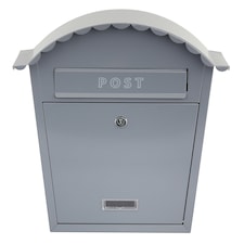 EMtronics Wall Mountable Post Box - Dark Grey | Multi
