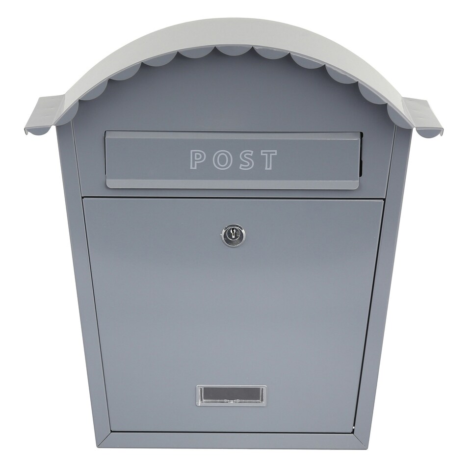 image 1 of EMtronics Wall Mountable Post Box - Dark Grey | Multi