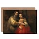 image 1 of Rembrandt Isaac and Rebecca The Jewish Bride Greeting Card