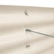 image 5 of Harbour Housewares Rounded Galvanised Steel Raised Garden Bed - 180cm x 90cm - Ivory