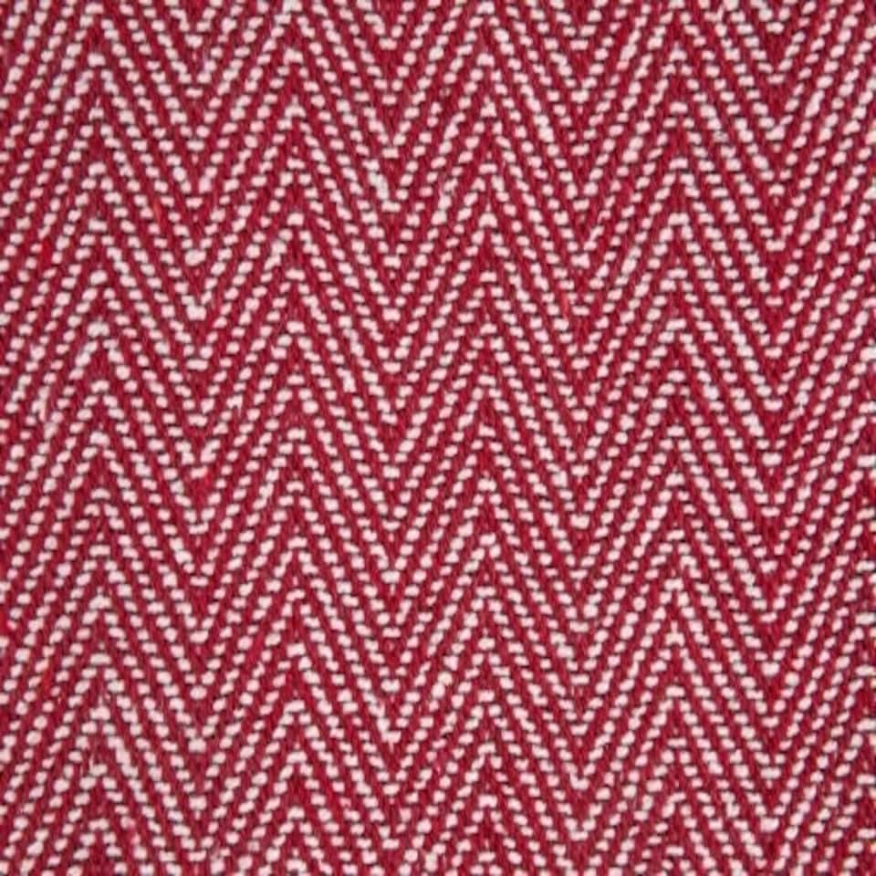 image 1 of Hartley Collection Recycled Cotton Throw in Red (50" x 60") Red | Red