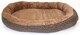 image 1 of Actiaspet Jute Orthopaedic Soft Dog Bed - 40mm Massage Foam Cushion with Fleece Lining & Non Slip Base (Brown, X Large)