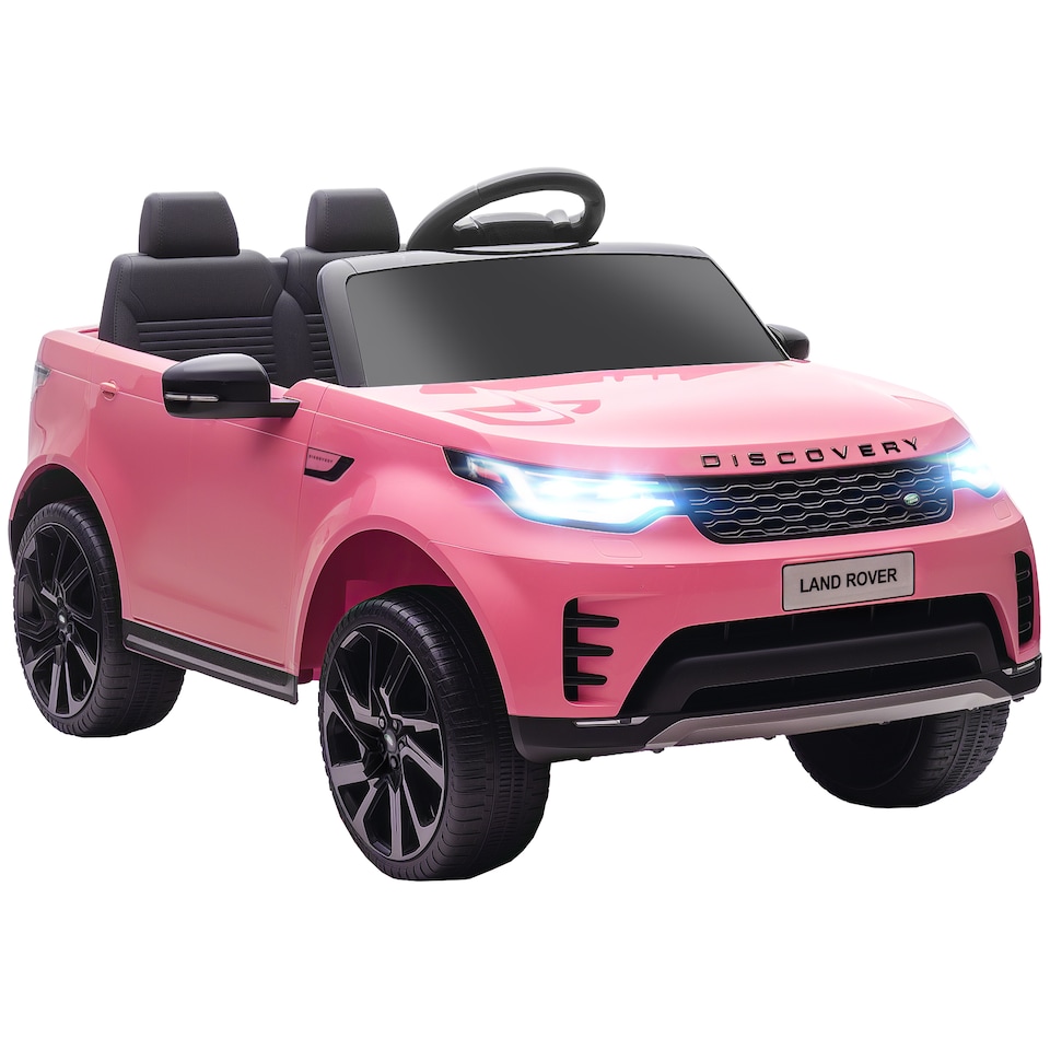 image 1 of AIYAPLAY Land Rover Discovery Licensed 12V Kids Electric Car w/ Remote Pink