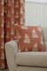 image 2 of Esher Eyelet Curtains - Orange - 168cm x 183cm