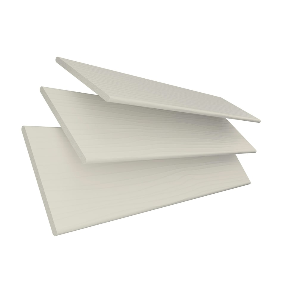 image 1 of 90cm Misty White Faux Wood Venetian Blinds with String (120cm Drop) | White | White