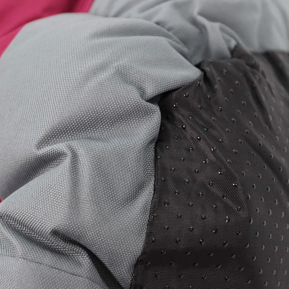 image 1 of Actiaspet Waterproof Pet Bed Reversible Cushion Multiple Sizes (Grey/Burgundy, Extra Large)