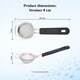 image 2 of Buckingham Stainless Steel Fine Mesh Sieve Strainer 8 cm Soft Touch Handle