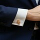 image 2 of Judge Gavel Cufflinks - Onyx Art CK219