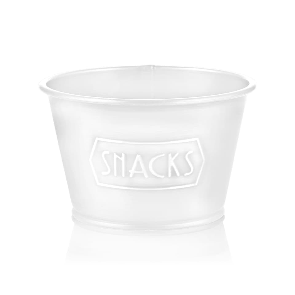 image 1 of White Snack Bowl