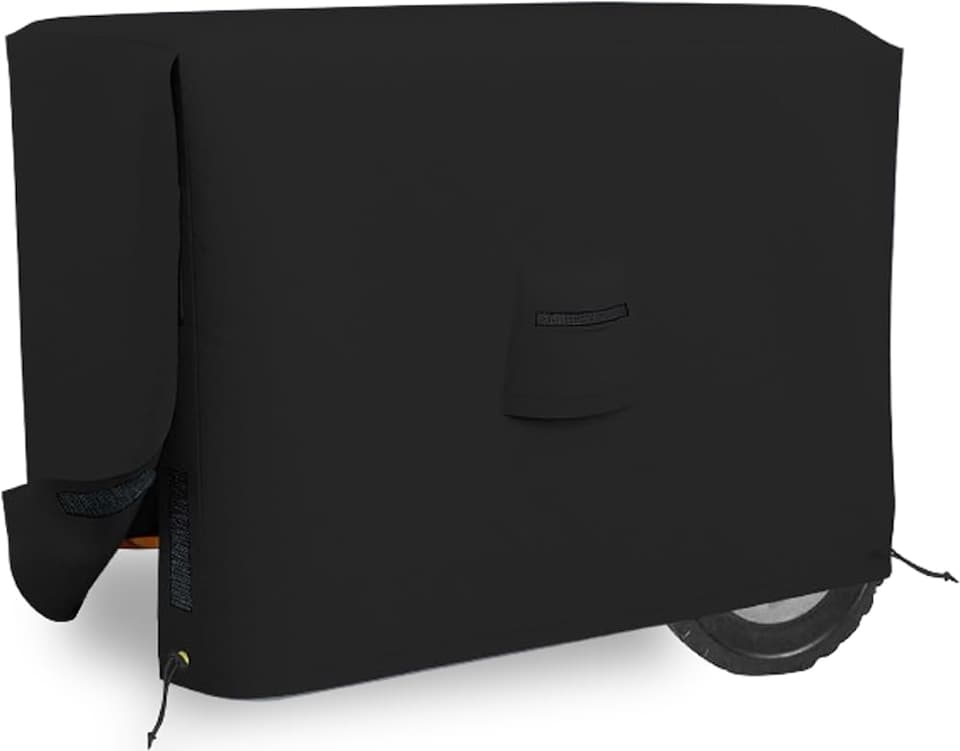 image 1 of Covers&All Outdoor Generator Cover, 38 in L x 28 in W x 30 in H, Black