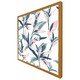 image 5 of Winter pink & blue flowers (Picture Frame) White | XS