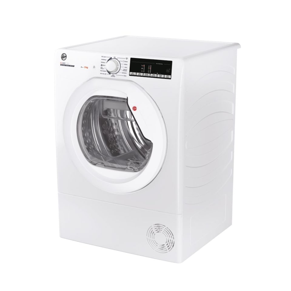 image 1 of Hoover HLE H9A3TE-80/N Heat Pump Tumble Dryer, 9kg, White, A+++ Rated