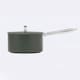 image 2 of Prochef 16cm Green Ceramic-Coated Aluminium Saucepan | Green | Olive Green