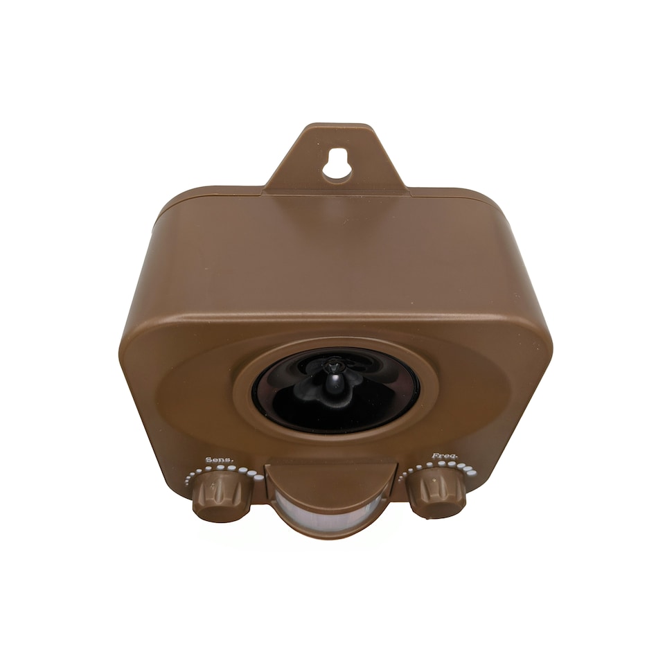 image 1 of Pestbye Twinpack Battery Powered Fox Repellent Ultrasonic Repeller Deterrent Fox Scarer with Ground Stake