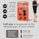 image 2 of aZengear Calf Support Compression Sleeves (Pair) for Women, Men, Running, Shin Splints
