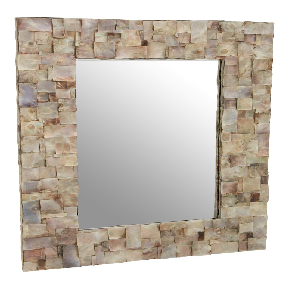 image 1 of Interiors by Premier Natural Shell Wall Mirror Multi
