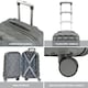 image 4 of Flight Knight Bubble Suitcase Ryanair easyJet Jet2 Approved 8 Wheel Hardcase Suitcases Cabin or Medium & Large Check-in Sizes | Grey | Anthracite | Large
