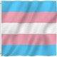 image 1 of Transgender Pride Flag - 5x3ft Support Flag Multi