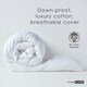image 4 of Homescapes Duck Feather and Down 10.5 Tog Duvet, King