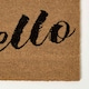 image 2 of Homescapes Hello Coir Doormat - 60 x 40 cm