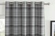 image 2 of Carnoustie Eyelet Blackout Curtains - Grey - 229cm x 229cm