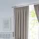 image 2 of Fusion Dijon Pencil Pleat Curtains Natural
