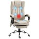 image 1 of Vinsetto 6-Point Vibrating Heat Massage Chair w/ Microfibre Charcoal Grey