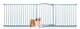 image 1 of Bettacare Curved Top Dog Gate, 234cm - 243cm, Matt Grey, Pressure Fit Pet Gate for Dog and Puppy, Pet and Dog Barrier | Grey
