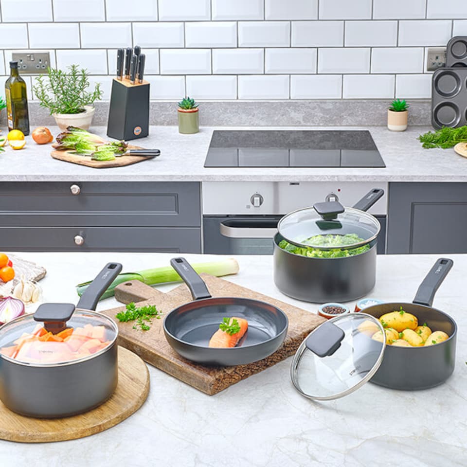 image 1 of Stoven Noir 20cm Non-Stick Frying Pan