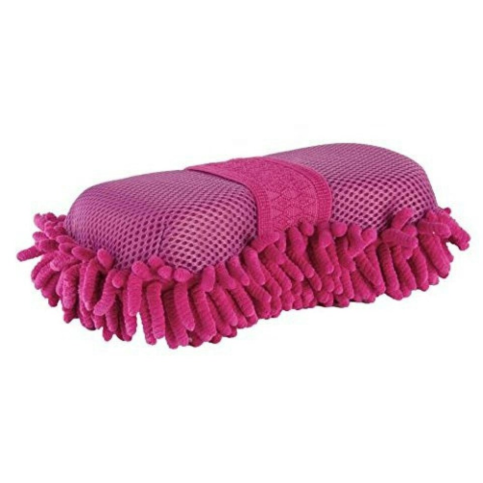 Lincoln Microfibre Grooming Sponge - Purple - One Size