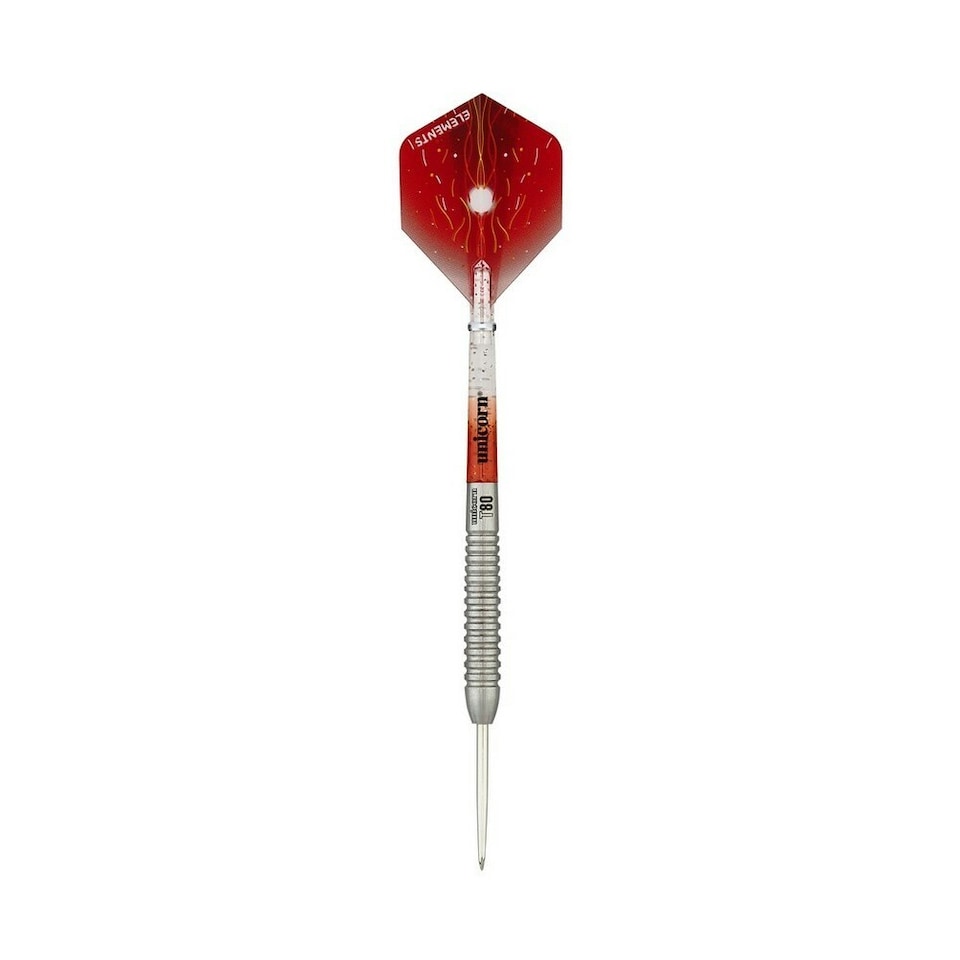 image 1 of Unicorn Striker Tungsten Darts (Pack of 3) - Silver/Red - 22g