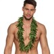 image 1 of Hawaiian Leaf Fabric Lei