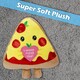image 10 of Pizza Soft Toy Cute Plushie Huggable Cuddly Stuffed Toy 25cm Yellow