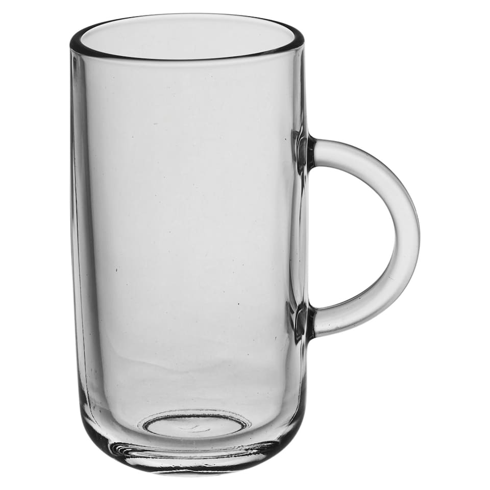 image 1 of 6 Pcs Iconic Glass Mugs Coffee Tea Cup Set Hot Drinks Handle | Clear | Clear
