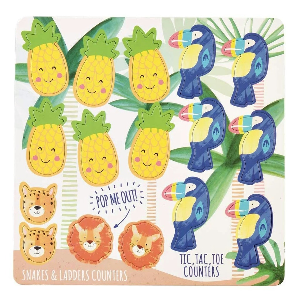 image 1 of Floss & Rock Magnetic Fun Games Tin - Jungle