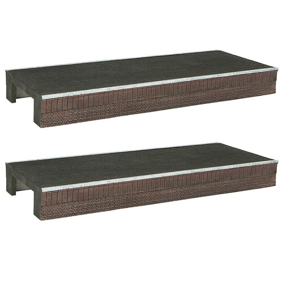 Bachmann Scenecraft Narrow Straight Platforms 2pcs (Pre-Built)