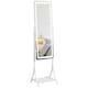 image 1 of HOMCOM LED Lighted Full Length Mirror, Floor Standing Mirror with Storage Shelf