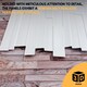 image 4 of NOVECRAFTO Rose Marble Slim Stone Brick 3D Wall Panels (96cm x 48cm) DIY PVC Plastic Cladding Panels