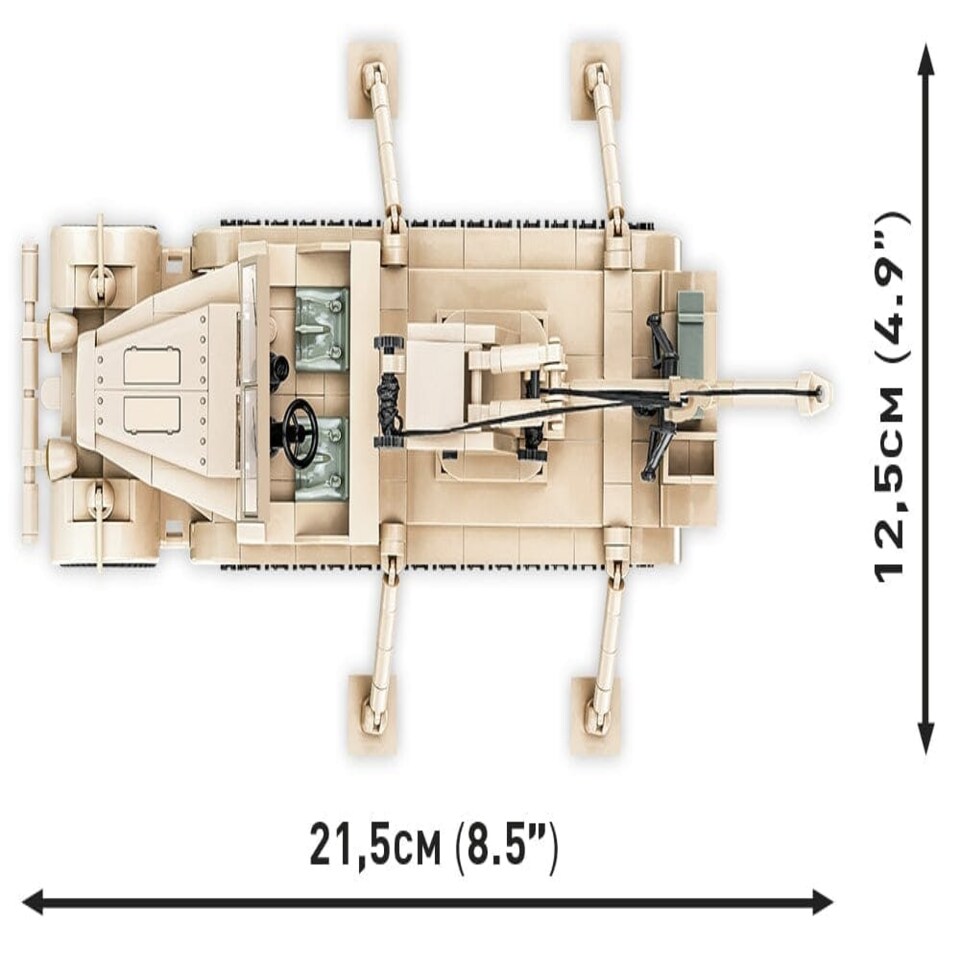 image 1 of SD.KFZ.9/1 Famo Half-Track brick model - COBI 2281 - 498 bricks