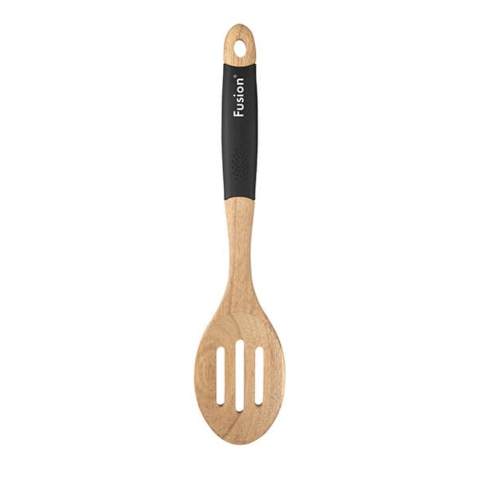 image 1 of Fusion Acacia Wood Slotted Spoon