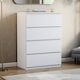 image 1 of Vida Designs Denver 4 Drawer Chest of Drawers Bedroom Storage, White