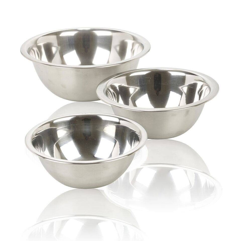 image 1 of Set of 3 Deep Mixing Bowls
