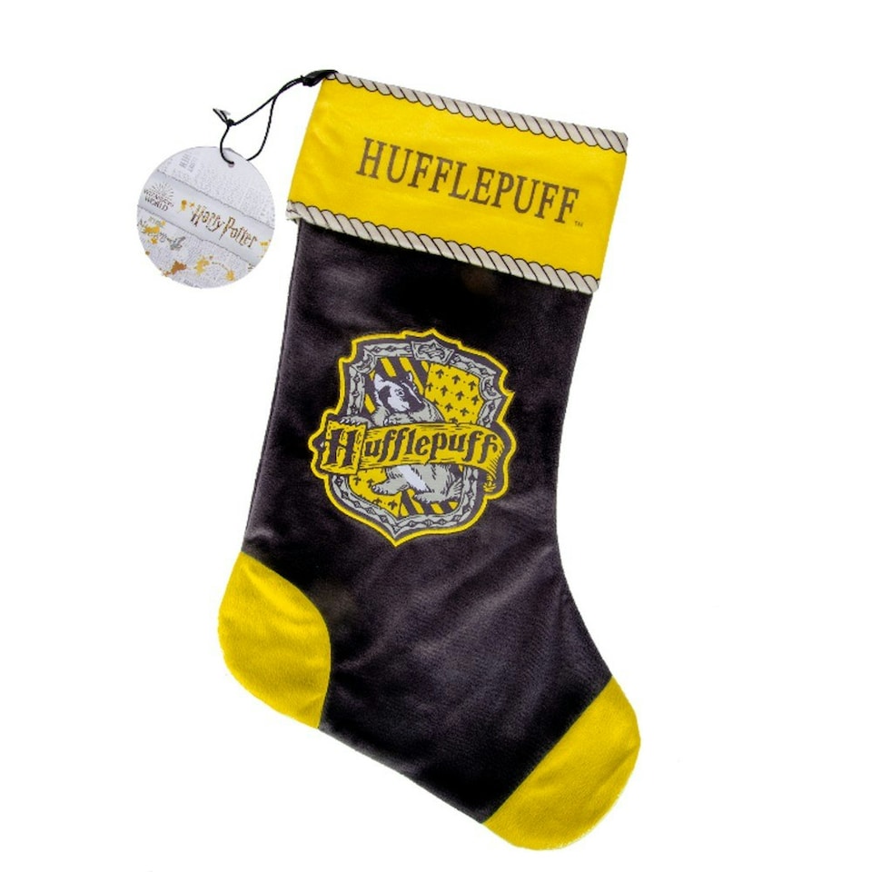 image 1 of Harry Potter Hufflepuff Christmas Stocking - Yellow - One Size