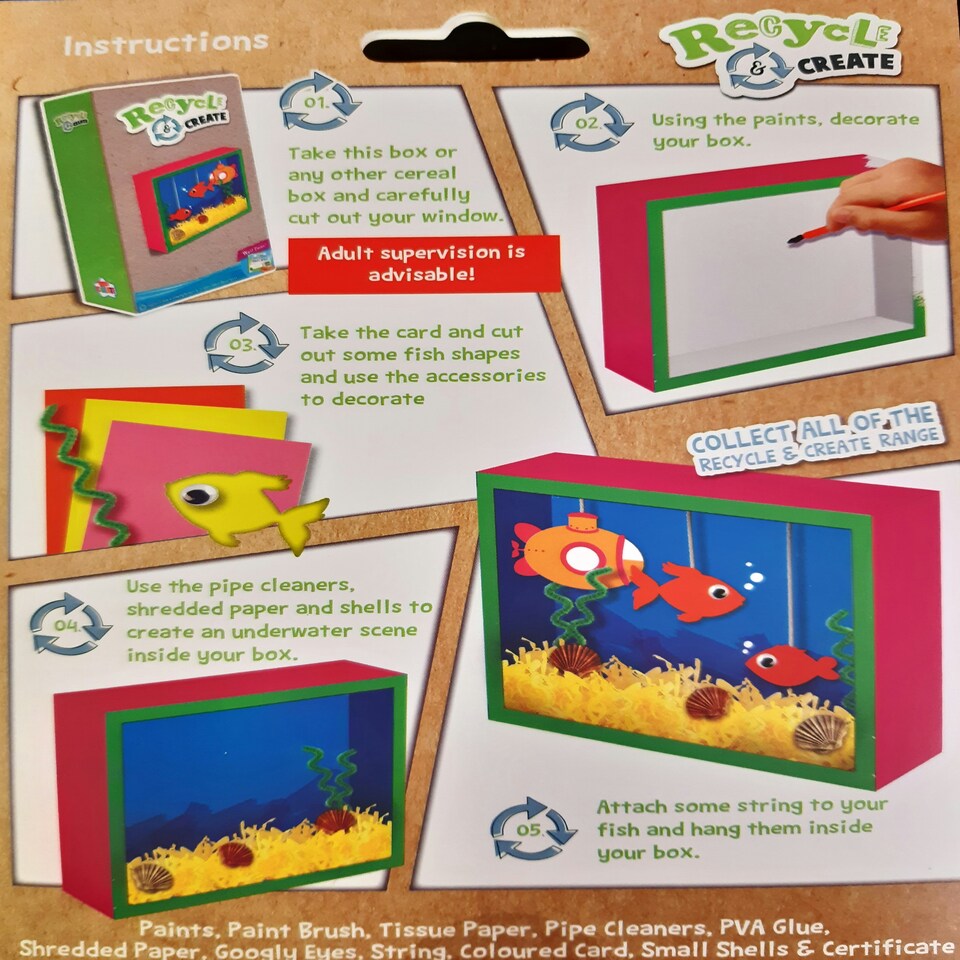 image 1 of Make Your Own Recycled Aquarium by Kids Create