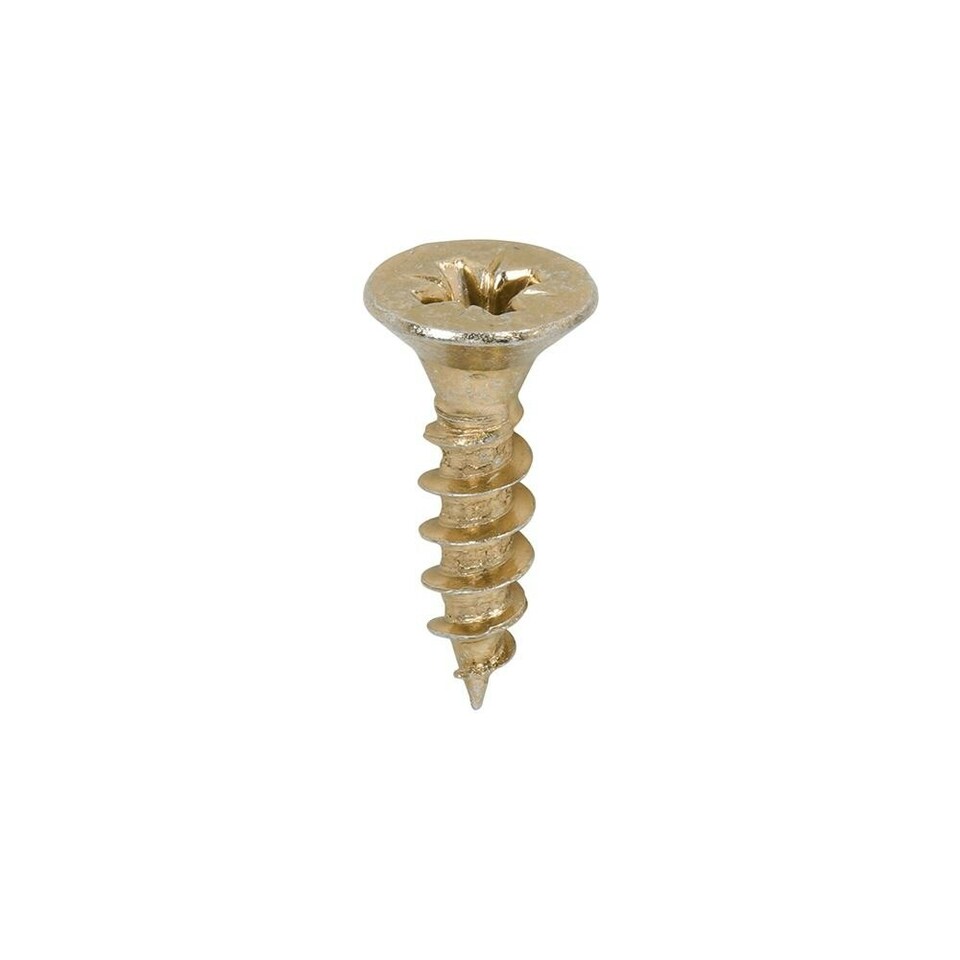image 1 of Timco - Classic Multi-Purpose Screws - PZ - Double Countersunk - Yellow (Size 5.0 x 20 - 200 Pieces)