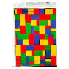 Gemma International Building Block Gift Wrap Sheets Set - Multicoloured - One Size