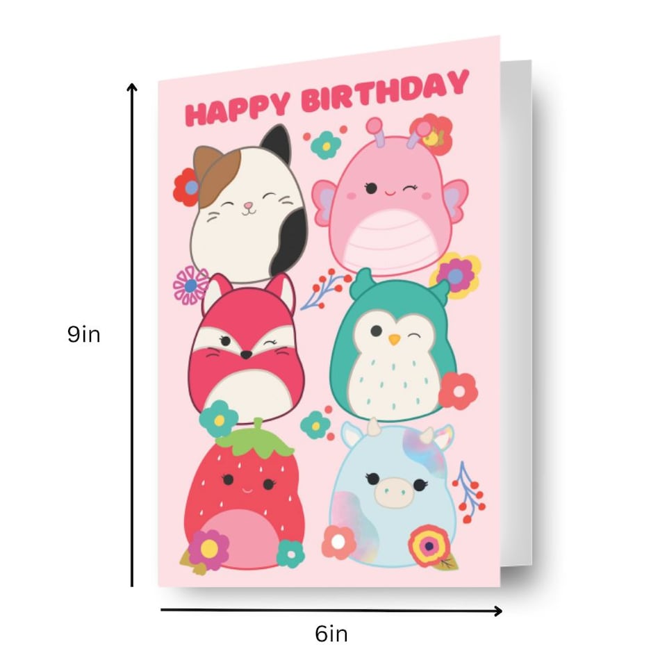 image 1 of Squishmallows Generic Birthday Card