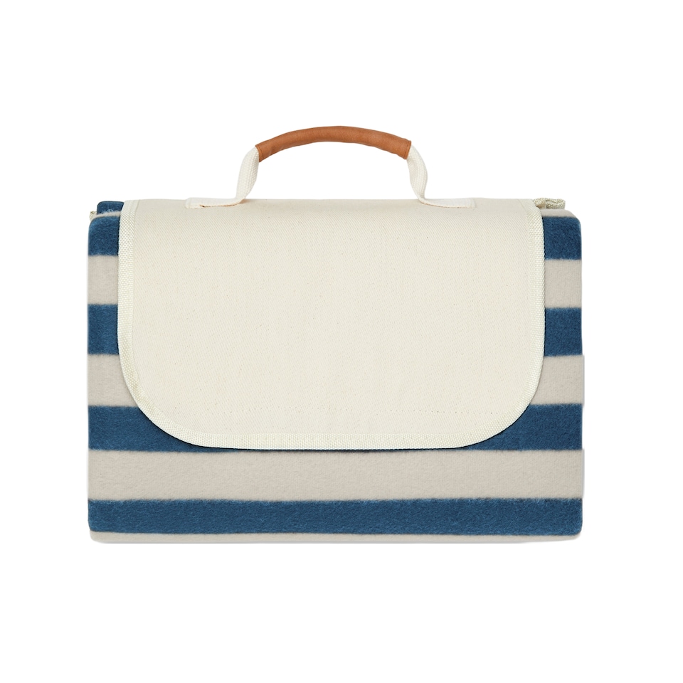 image 1 of Vinga Alba RPET Picnic Blanket | Blue | Navy | One Size | 1
