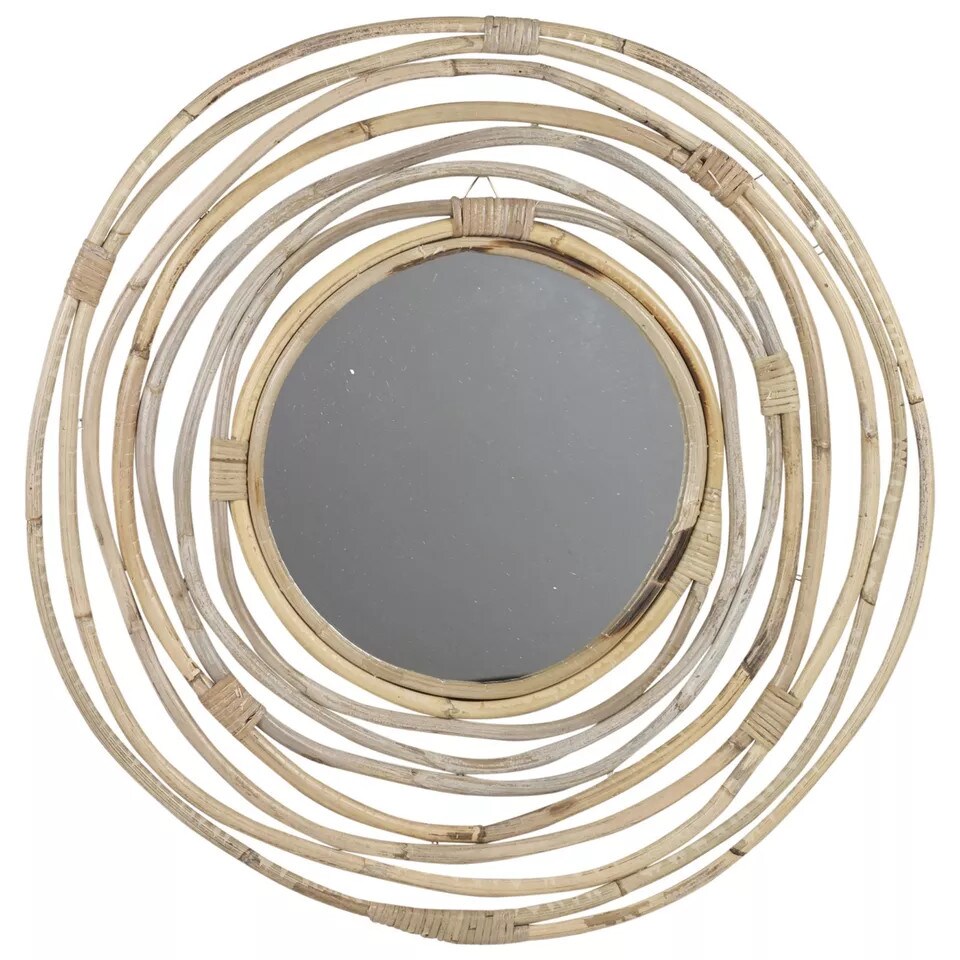 image 1 of Kubo Shabby Chic Mirror with Hand Made Wooden Frame