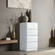 image 9 of FWStyle Stora 4 Drawer Chest of Drawers - White Gloss Front